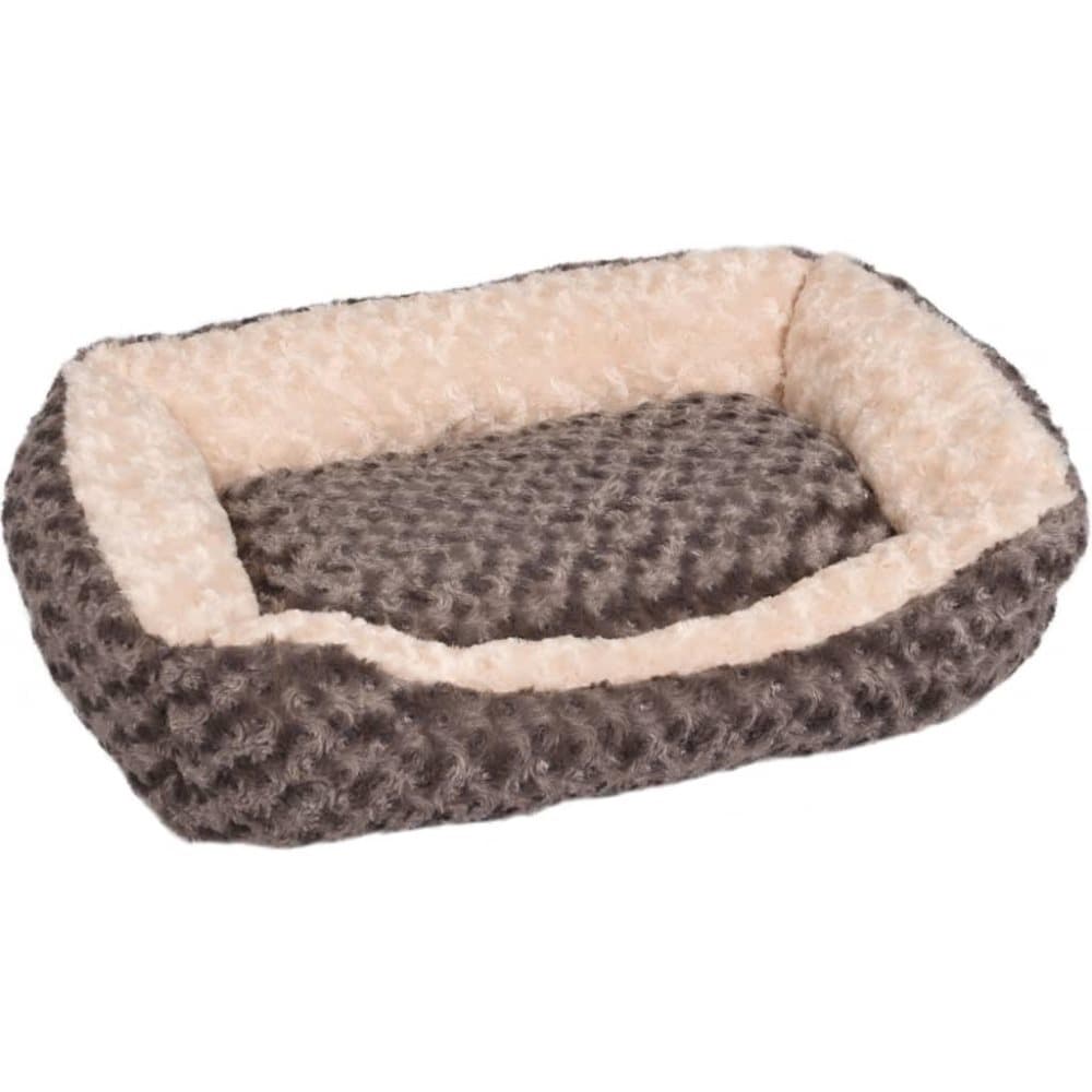 FLAMINGO hundekurv Cuddly 65x45x15 cm gråbrun