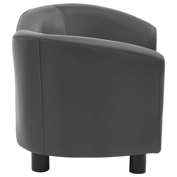 vidaXL hundesofa 67x41x39 cm kunstlæder grå