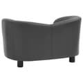 Miniatyrbillede 6 af 9: vidaXL hundesofa 67x41x39 cm kunstlæder grå