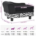 Miniatyrbillede 11 af 11: vidaXL hundesofa 57x34x36 cm plys sort