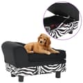 Miniatyrbillede 2 af 11: vidaXL hundesofa 57x34x36 cm plys sort