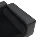 Miniatyrbillede 6 af 9: vidaXL hundesofa 81x43x31 cm plys og kunstlæder sort