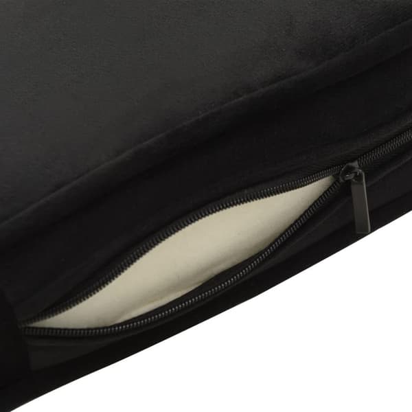 vidaXL hundesofa 81x43x31 cm plys og kunstlæder sort