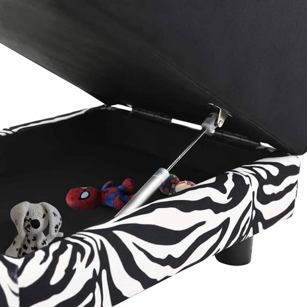 vidaXL Hundsoffa svart 57x34x36 cm plysch