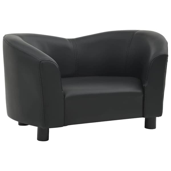 vidaXL Hundsoffa svart 67x41x39 cm konstläder