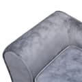 Miniatyrbillede 10 af 11: vidaXL hundesofa 57x34x36 cm plys grå