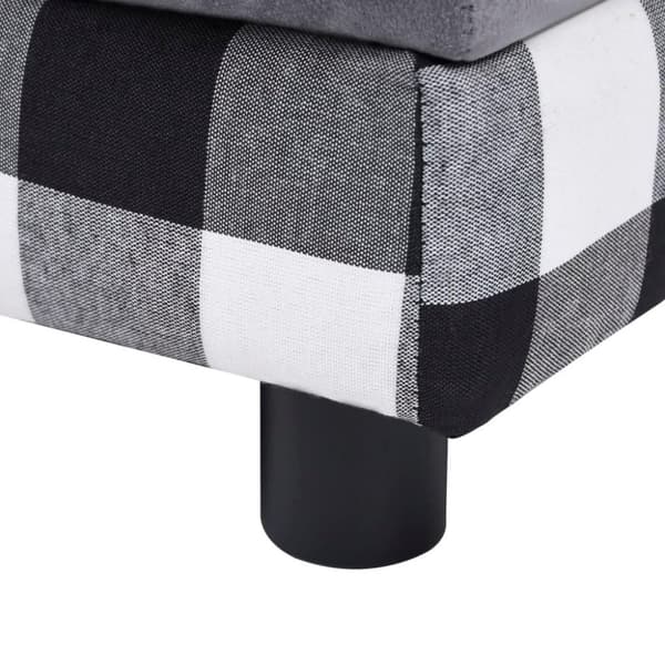 vidaXL hundesofa 57x34x36 cm plys grå