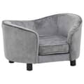 Miniatyrbillede 3 af 10: vidaXL hundesofa 69x49x40 cm plys grå