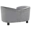 Miniatyrbillede 7 af 10: vidaXL hundesofa 69x49x40 cm plys grå