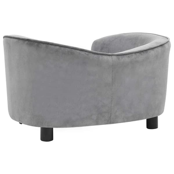 vidaXL hundesofa 69x49x40 cm plys grå