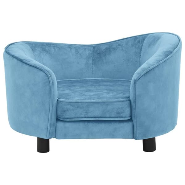 vidaXL Hundesofa turkis 69x49x40 cm plysj