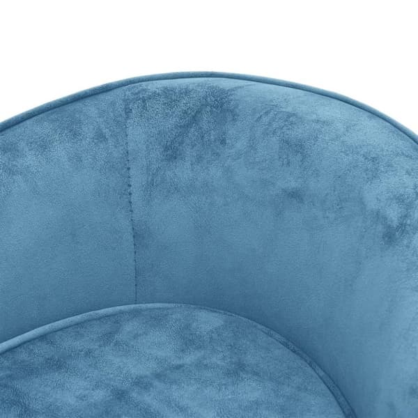 vidaXL Hundesofa turkis 69x49x40 cm plysj