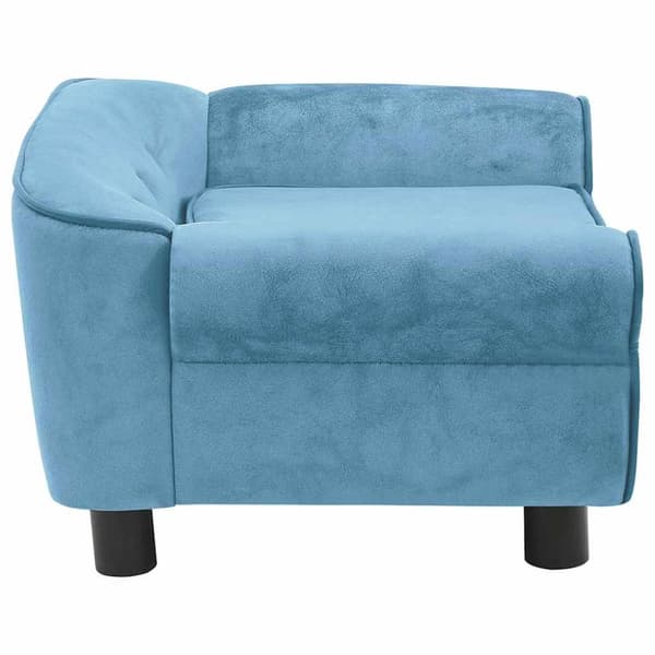 vidaXL Hundsoffa turkos 72x45x30 cm plysch