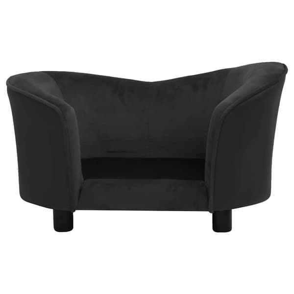 vidaXL Hundsoffa svart 69x49x40 cm plysch och konstläder