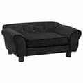 Miniatyrbillede 1 af 9: vidaXL hundesofa 72x45x30 cm plys sort