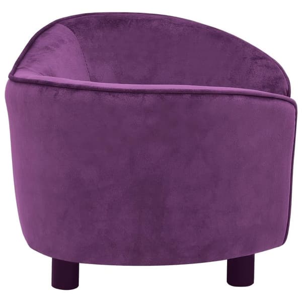 vidaXL Koiran sohva viininpunainen 69x49x40 cm plyysi