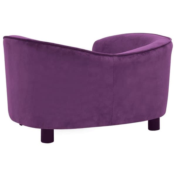 vidaXL Koiran sohva viininpunainen 69x49x40 cm plyysi