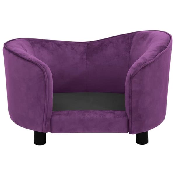 vidaXL Koiran sohva viininpunainen 69x49x40 cm plyysi
