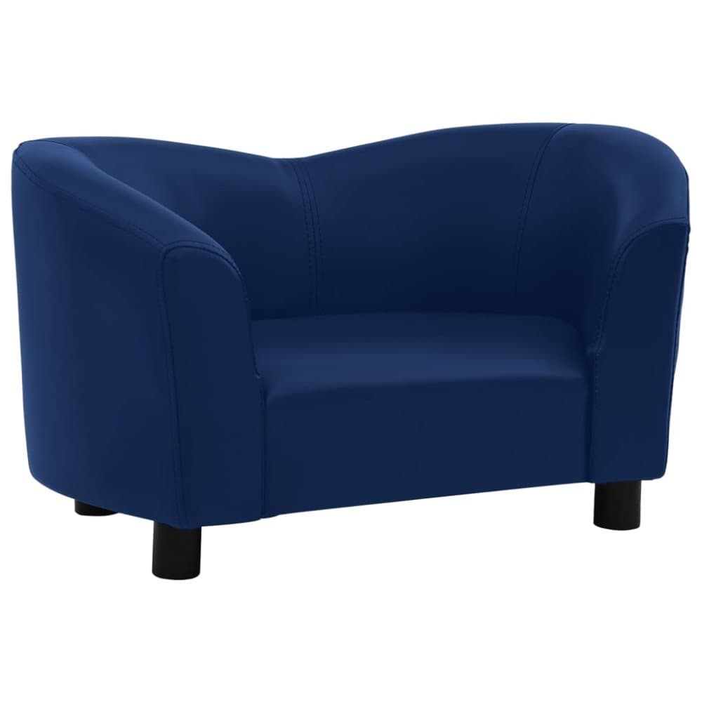 vidaXL Hundsoffa blå 67x41x39 cm konstläder