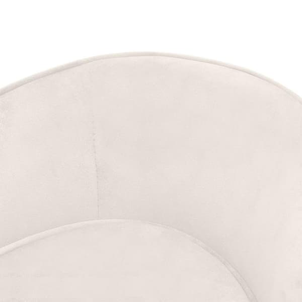 vidaXL hundesofa 69x49x40 cm plys cremefarvet