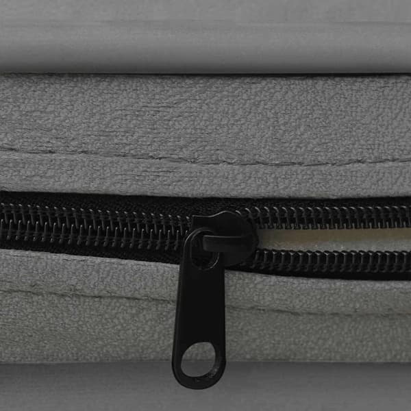vidaXL hundesofa 67x47x36 cm plys grå