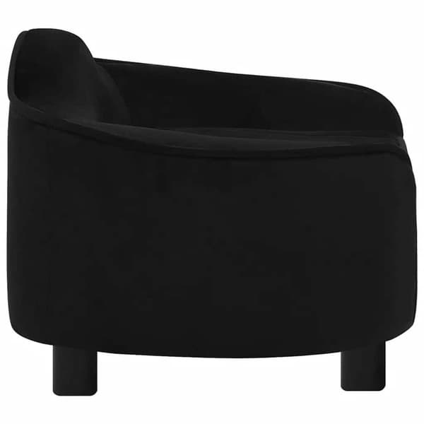 vidaXL hundesofa 67x47x36 cm plys sort