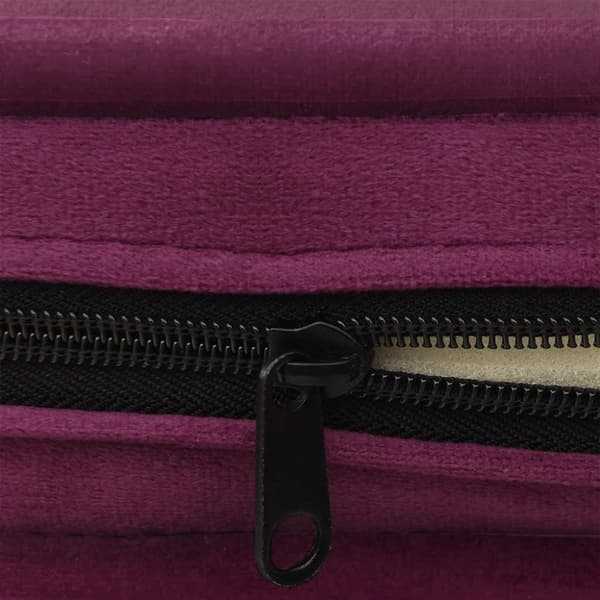 vidaXL Hundsoffa vinröd 67x47x36 cm plysch