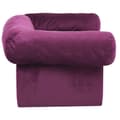 Miniatyrbillede 5 af 8: vidaXL hundesofa med skuffe 75x50x38 cm plys bordeauxfarvet