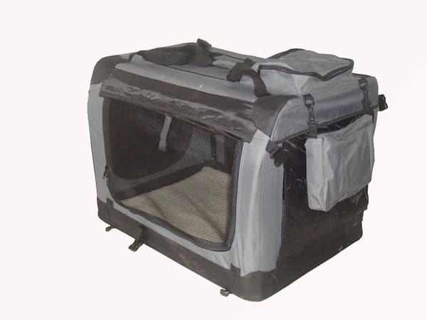Ylämasto Nylon Dog Box Premium antrasiitti 49,5 x 34,5 x 35 cm