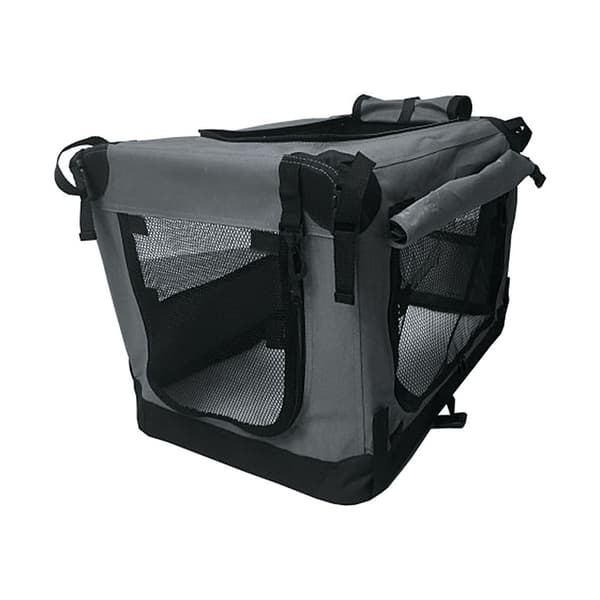Ylämasto Nylon Dog Box Premium antrasiitti 49,5 x 34,5 x 35 cm