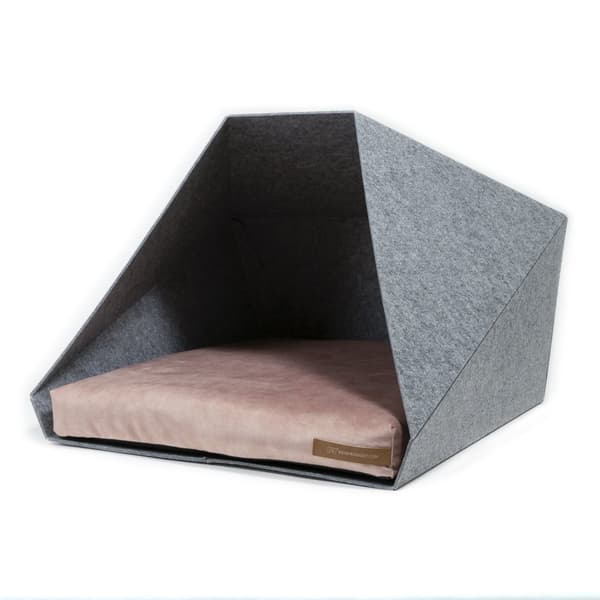 PetPocket Ecological Dog Kennel vaaleanharmaa ja värit