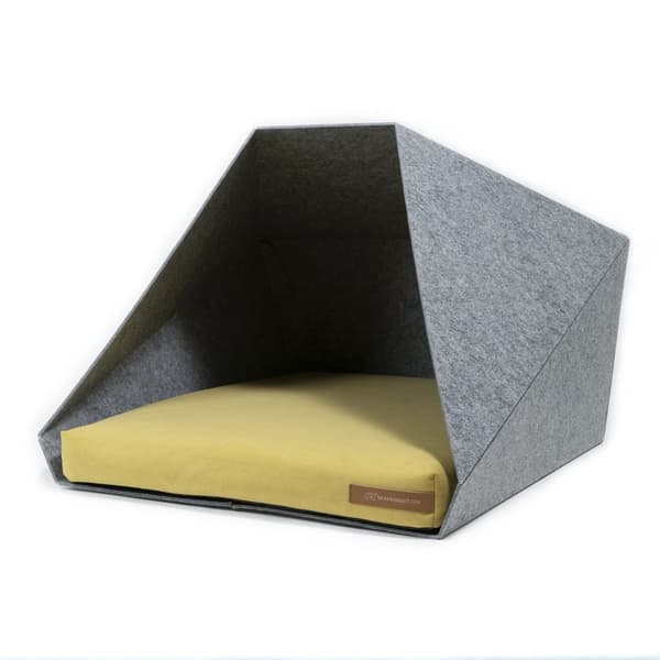 PetPocket Ecological Dog Kennel vaaleanharmaa ja värit