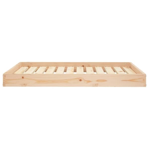 vidaXL Hundbädd 101,5x74x9 cm massiv furu