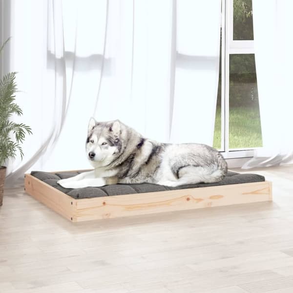 vidaXL Hundbädd 101,5x74x9 cm massiv furu