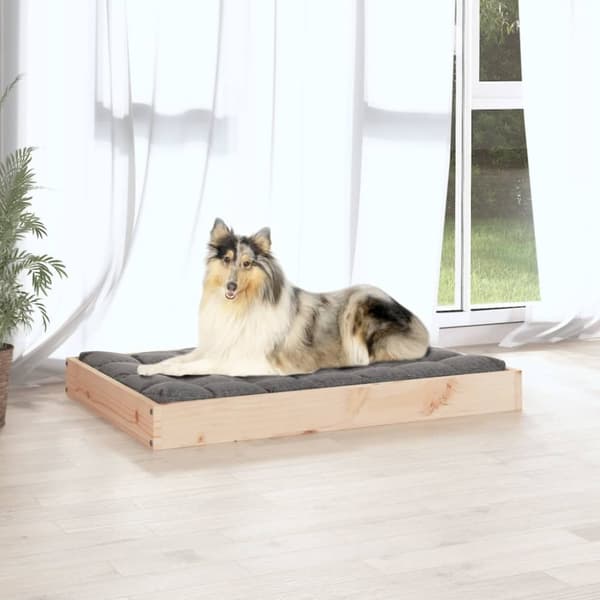 vidaXL Hundbädd 91,5x64x9 cm massiv furu