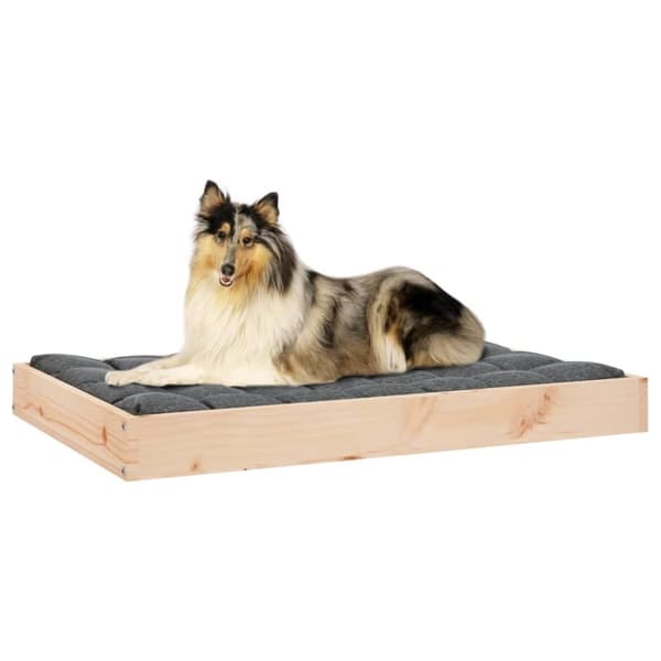 vidaXL Hundbädd 91,5x64x9 cm massiv furu