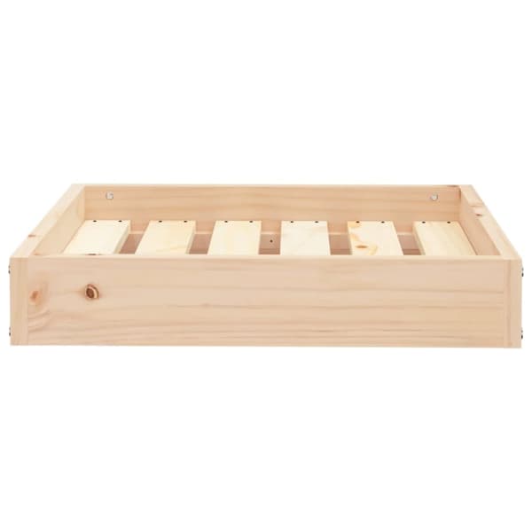 vidaXL Hundeseng 51,5x44x9 cm heltre furu
