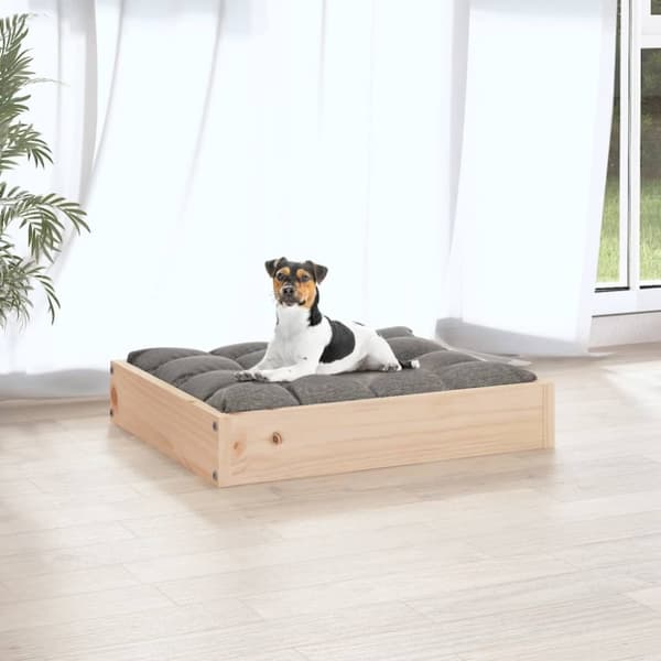 vidaXL Hundeseng 51,5x44x9 cm heltre furu