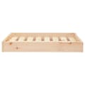 Miniatyrbilde 3 av 8: vidaXL Hundeseng 71,5x54x9 cm heltre furu