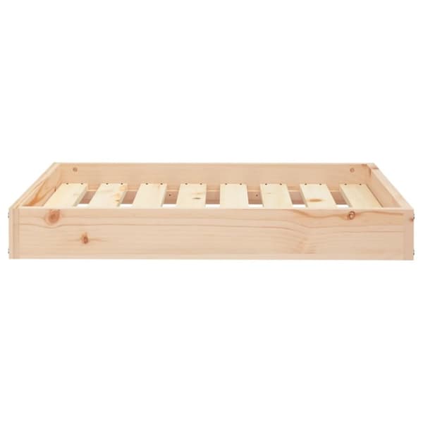 vidaXL Hundeseng 71,5x54x9 cm heltre furu