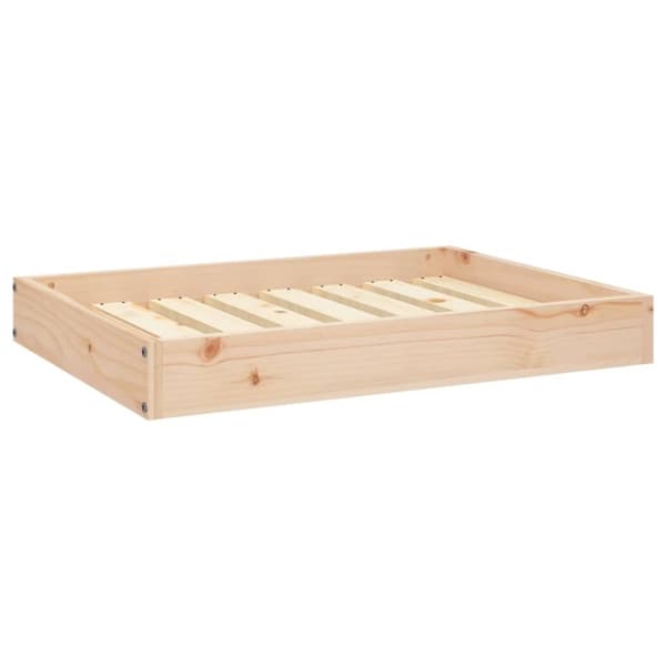 vidaXL Hundeseng 71,5x54x9 cm heltre furu