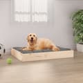 Miniatyrbilde 1 av 8: vidaXL Hundeseng 71,5x54x9 cm heltre furu