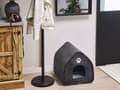 Miniatyrbilde 4 av 10: Hundehus Grå Filt 40 x 40 cm Hus til Kjæledyr med Underlag