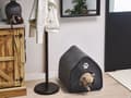 Miniatyrbilde 2 av 10: Hundehus Grå Filt 40 x 40 cm Hus til Kjæledyr med Underlag
