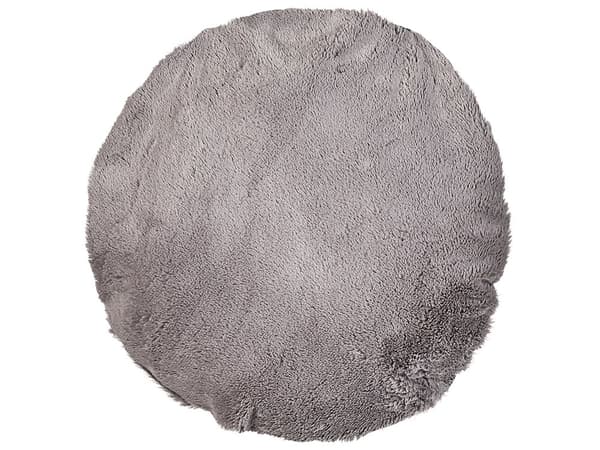 Dyreseng Grå Polyester 45 x 45 cm Fuskepels Hund Stue Soverom