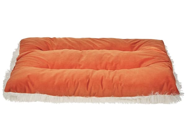 Hundeseng Fløyel Dyreseng Polyester 70 x 55 cm Moderne design stor pute for hunder og dyr