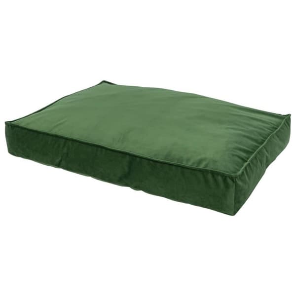 Madison hundepude Velvet 80x55x15 cm grøn