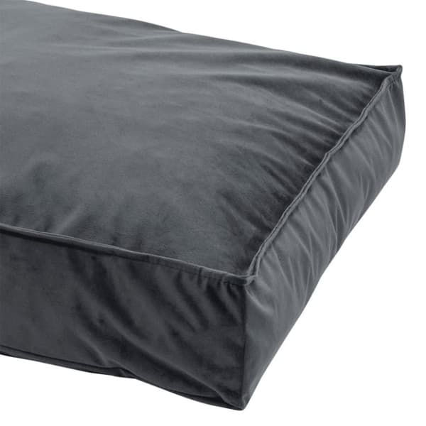 Madison hundepude Velvet 120x90x15 cm grå