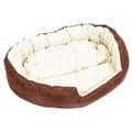 Miniatyrbillede 7 af 11: vidaXL hundepude 110x80x23 cm vendbar og vaskbar brun og cremefarvet