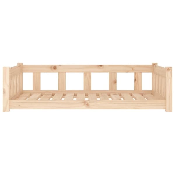 vidaXL hundeseng 105,5x75,5x28 cm massivt fyrretræ